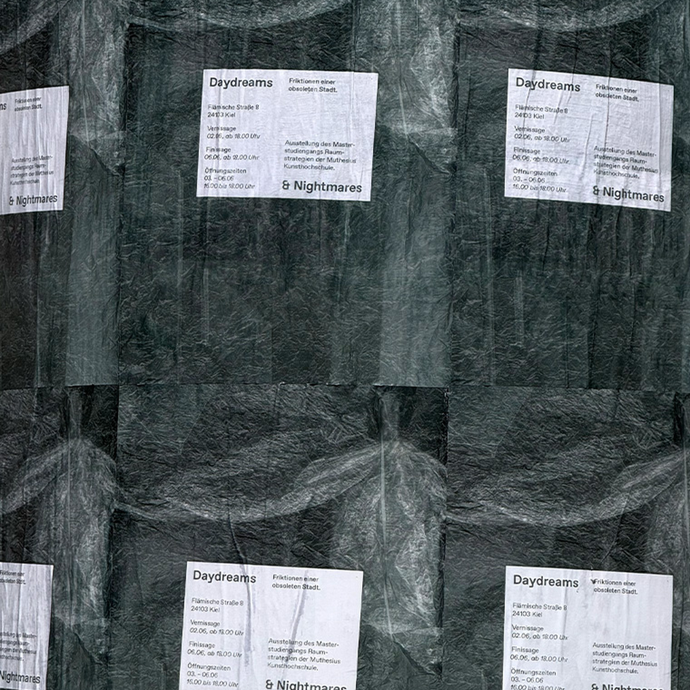 Posterdesign für die Ausstellung „Daydreams & Nightmares”
