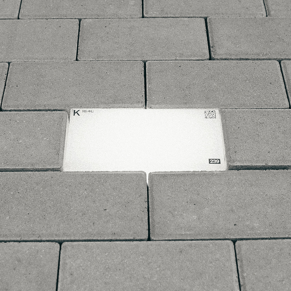 Stone Sense – digitaler Pflasterstein, Seitenansicht