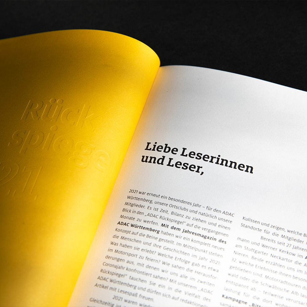 Innentitelseite des ADAC Rückspiegels 21